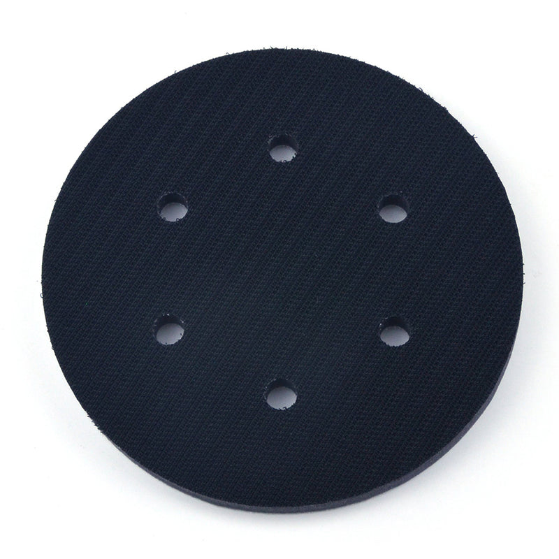 6" (150mm) 6-Hole Soft Sponge Dust-free Interface Buffer Backing Pads