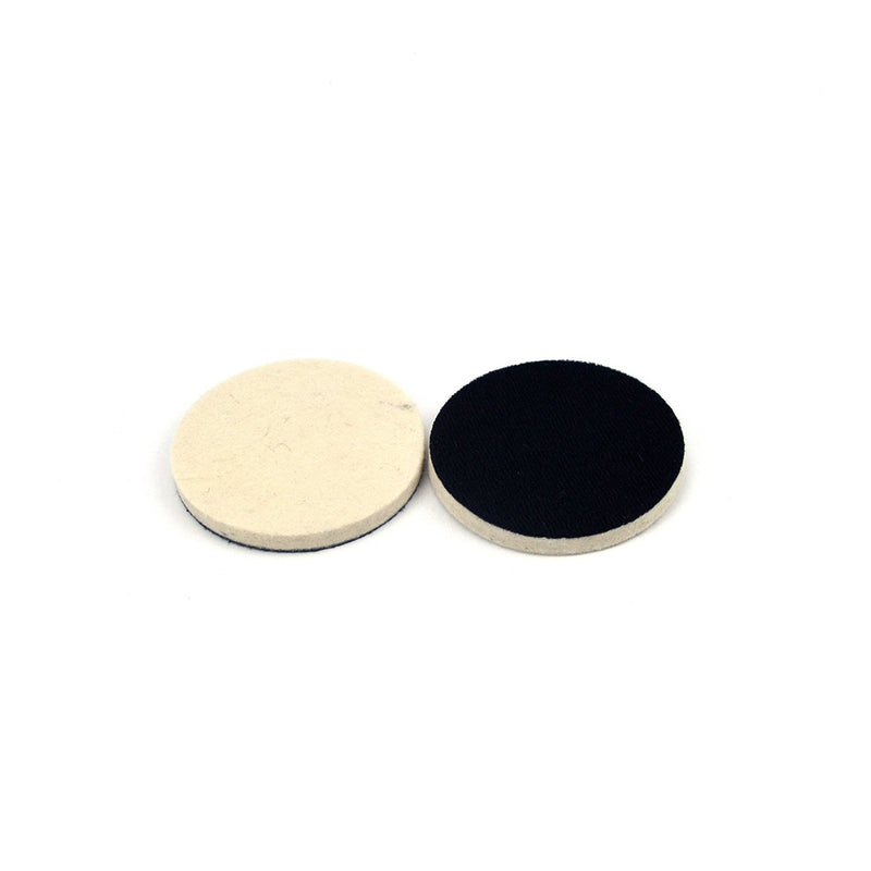 3" (75mm) Velcro Polishing Woolen Felt Discs