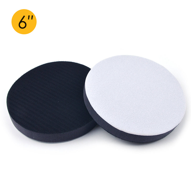 6" (150mm) 20mm Thick Soft Sponge Hook & Loop Surface Protection Interface Buffer Pad