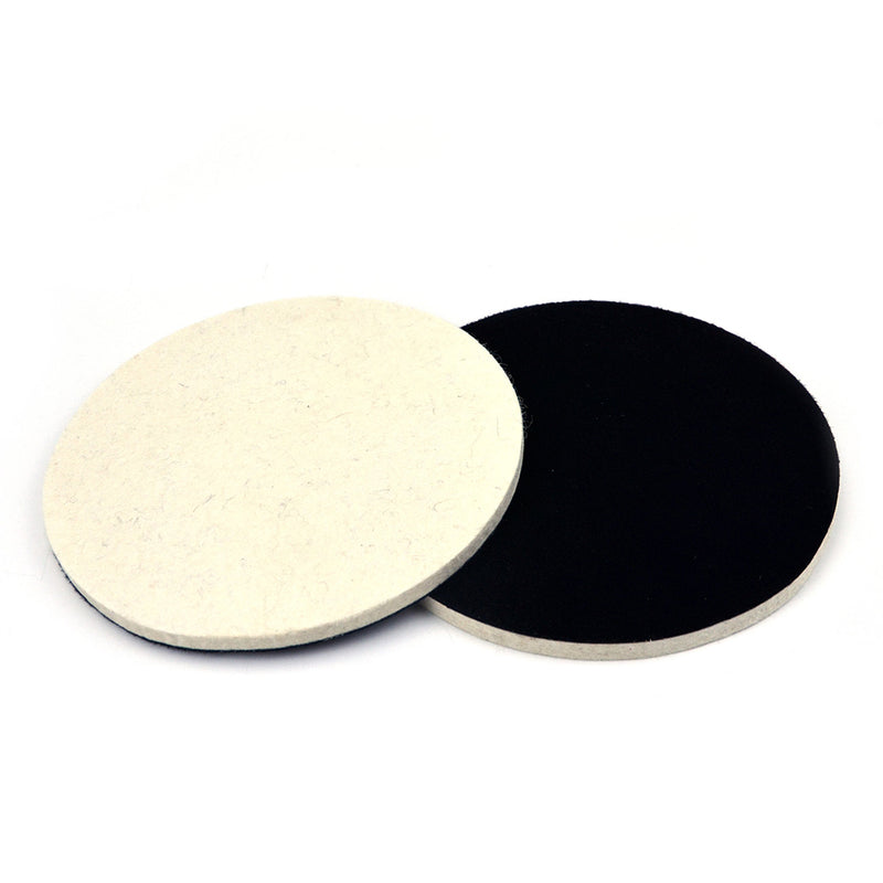 7" (180mm) Velcro Polishing Woolen Felt Discs