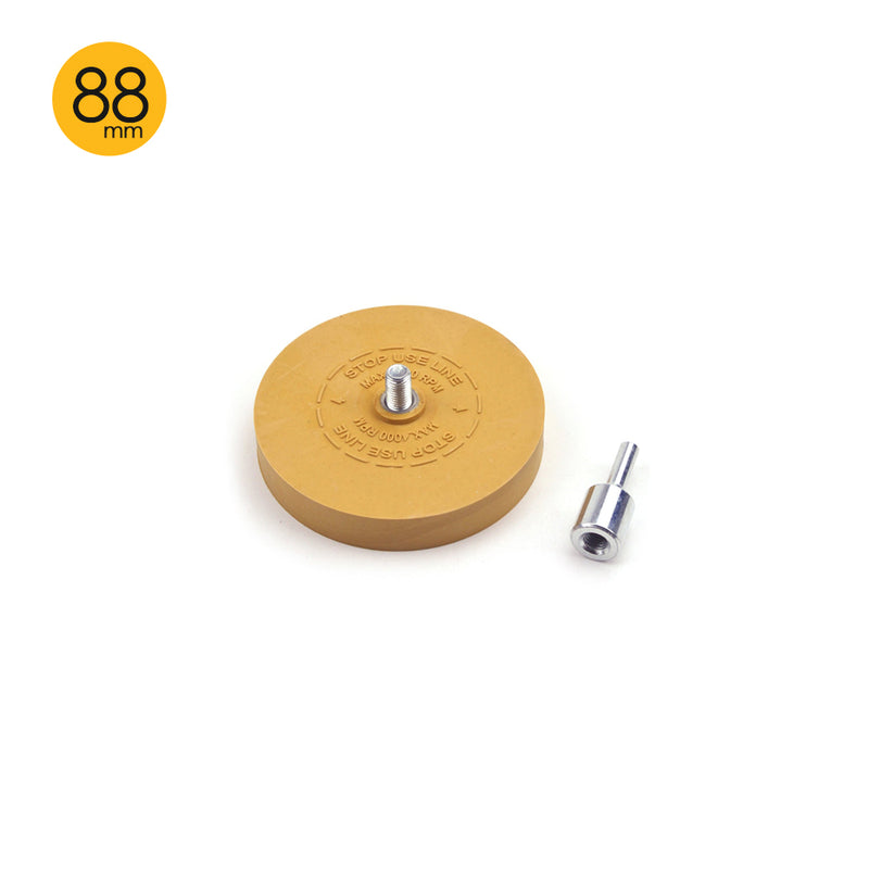 3.5" (88MM) Sticker Remover Decal Rubber Eraser Wheel Pinstripe Tool