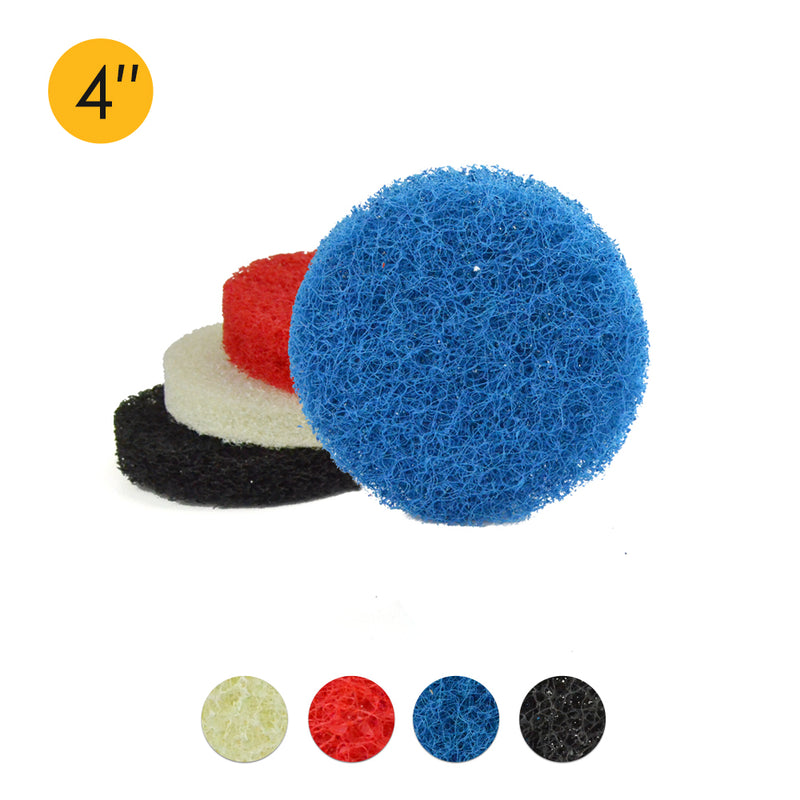 4 Inch(100mm) Polyester Scrubbing Pads For Household/Automotive,1 PC