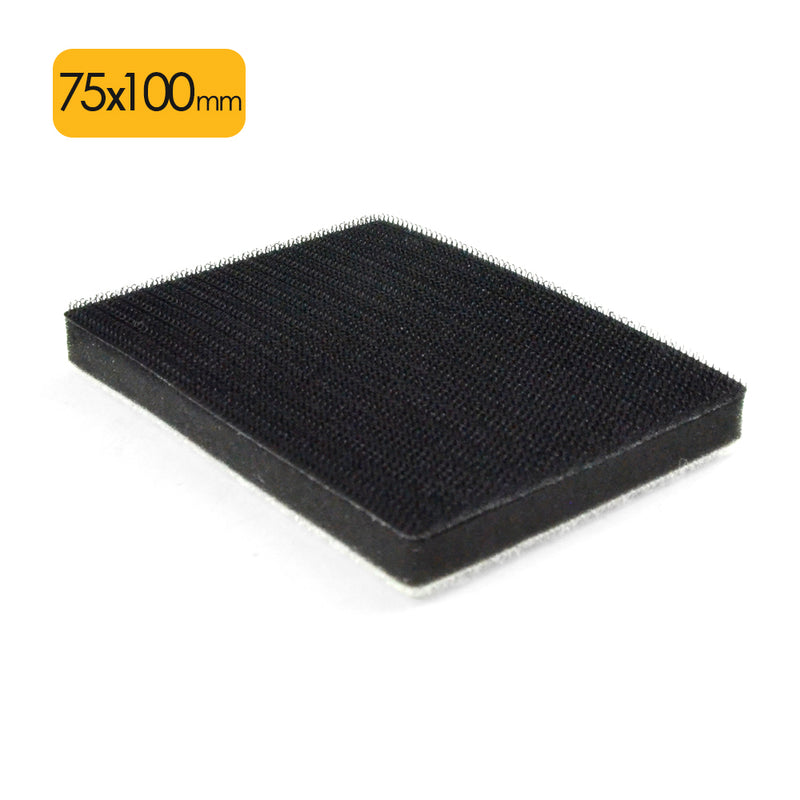 75x100mm Soft Sponge Hook & Loop Surface Protection Interface Buffer Backing Pad