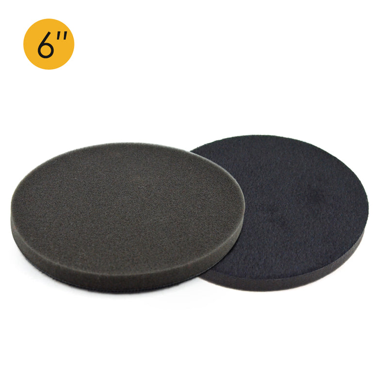 6" (150mm) Soft Sponge Backed Hook & Loop Surface Protection Interface Buffer Backing Pad