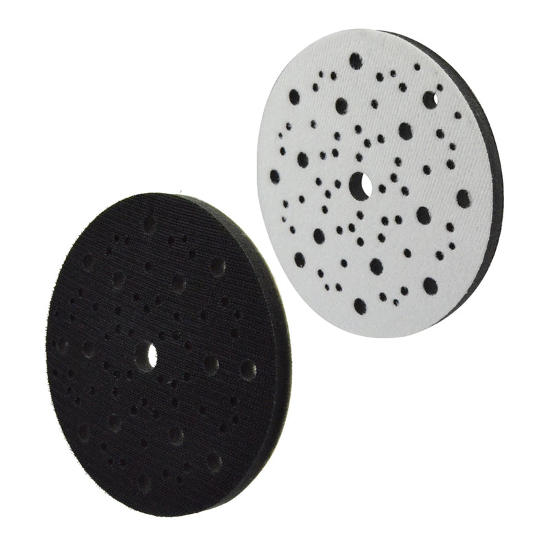 6" (150mm) 70-Hole Soft Sponge Dust-free Interface Buffer Backing Pads