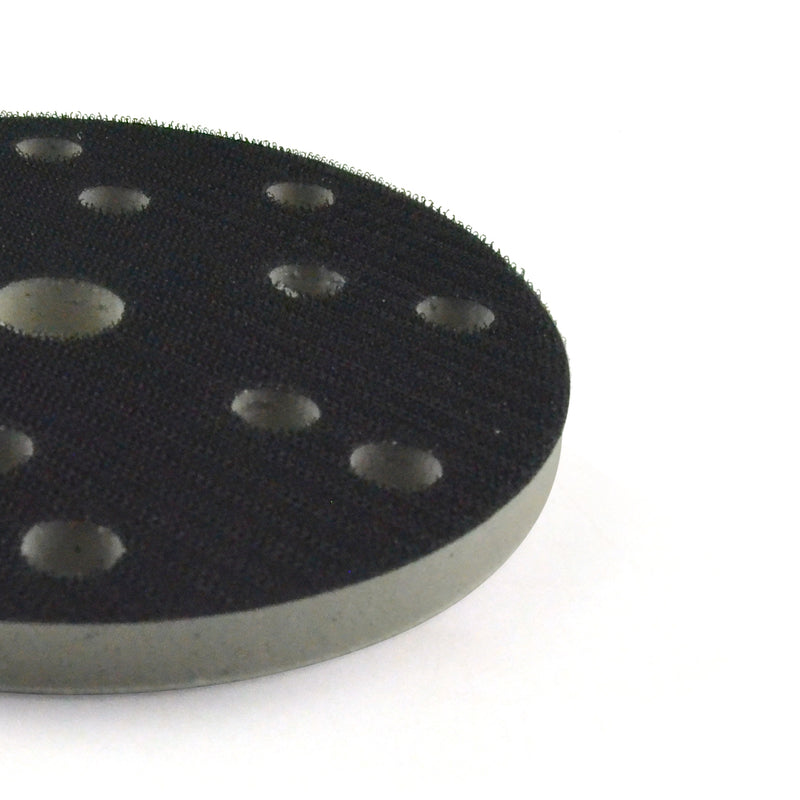 6" (150mm) 15-Hole High Density(Stiff) Sponge Hook & Loop Surface Protection Interface Pad