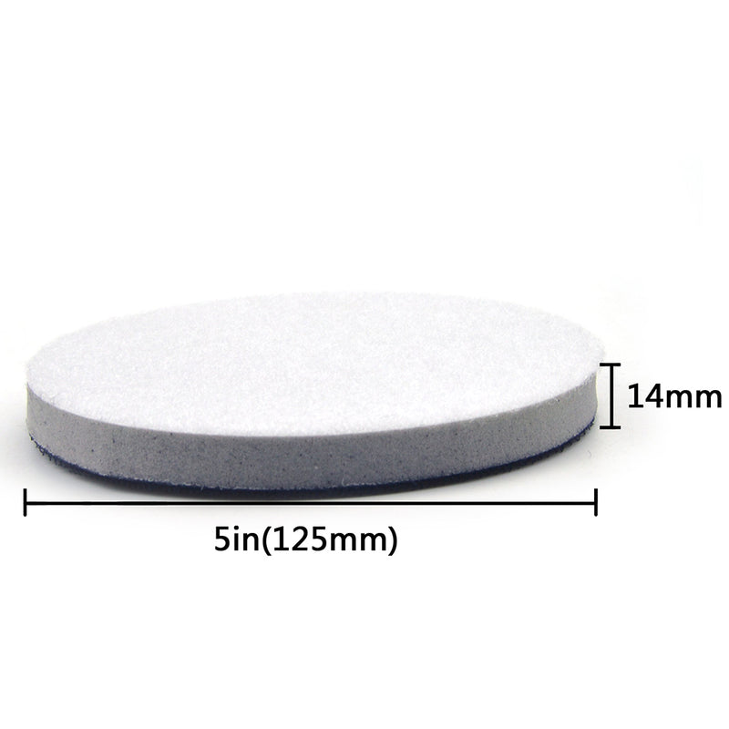5" (125mm) High Density(Stiff) Sponge Hook & Loop Surface Protection Interface Pad