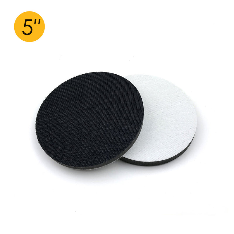 5" (125mm) Soft Sponge Hook & Loop Surface Protection Interface Buffer Backing Pad