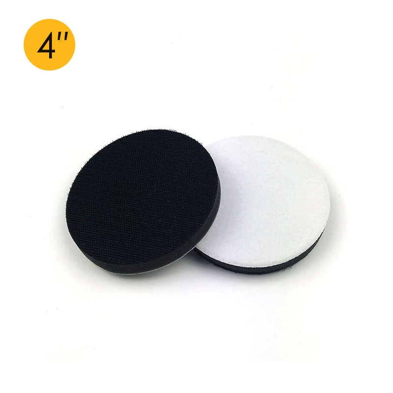 4" (100mm) Soft Sponge Hook & Loop Surface Protection Interface Buffer Backing Pad