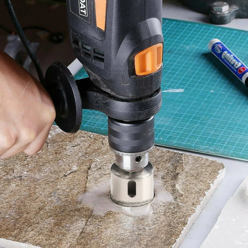 40mm Diamond Hole Saw Kit Tile Drill Bits for Ceramic, Glass, Tile, Porcelain, Marble, Granite