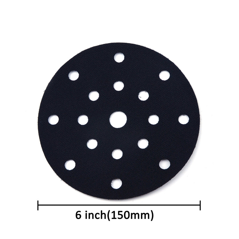 6" (150mm) 17-Hole Ultra-thin Surface Protection Interface Buffer Backing Pads